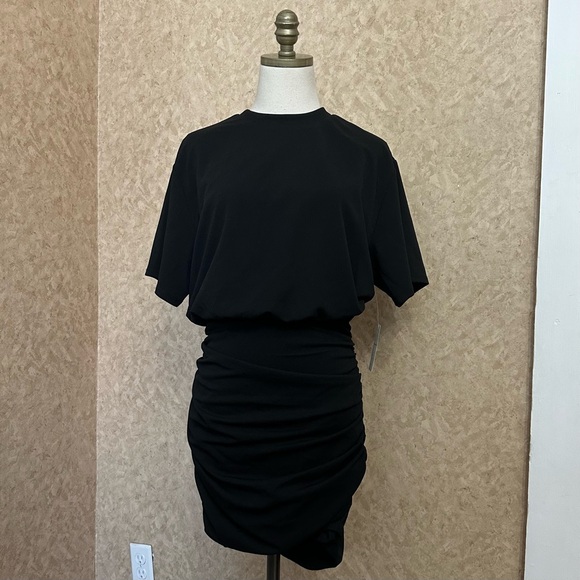 Abercrombie & Fitch Dresses & Skirts - NWT Abercrombie & Fitch Black Ruched Knit Mini Dress